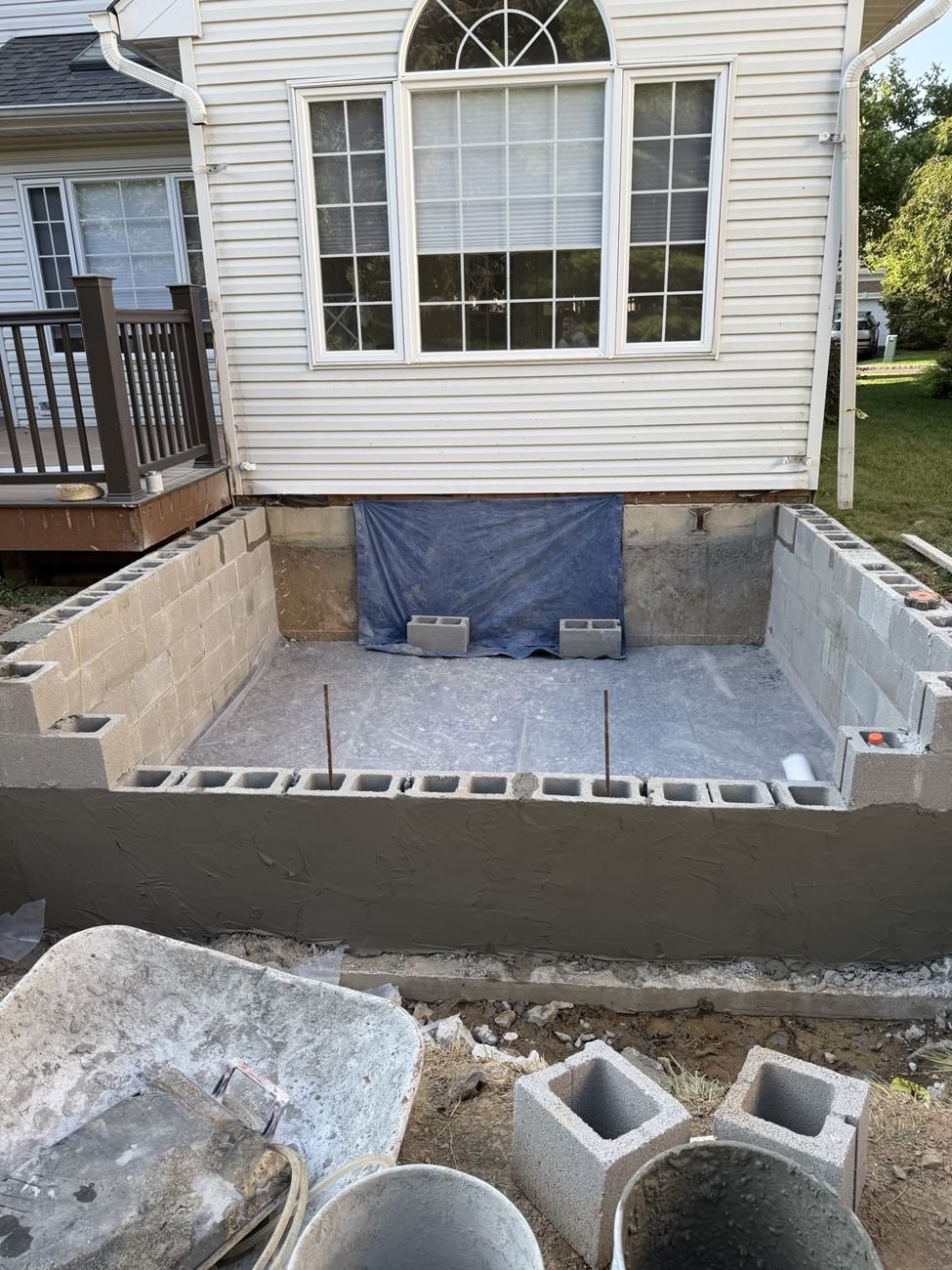 Concrete Block Addition Foundation & Crawl Space project photo 2